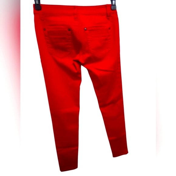 Vibrant Red Skinny Jeans for Women By CP Jeans (NWOT) - Picture 3 of 7